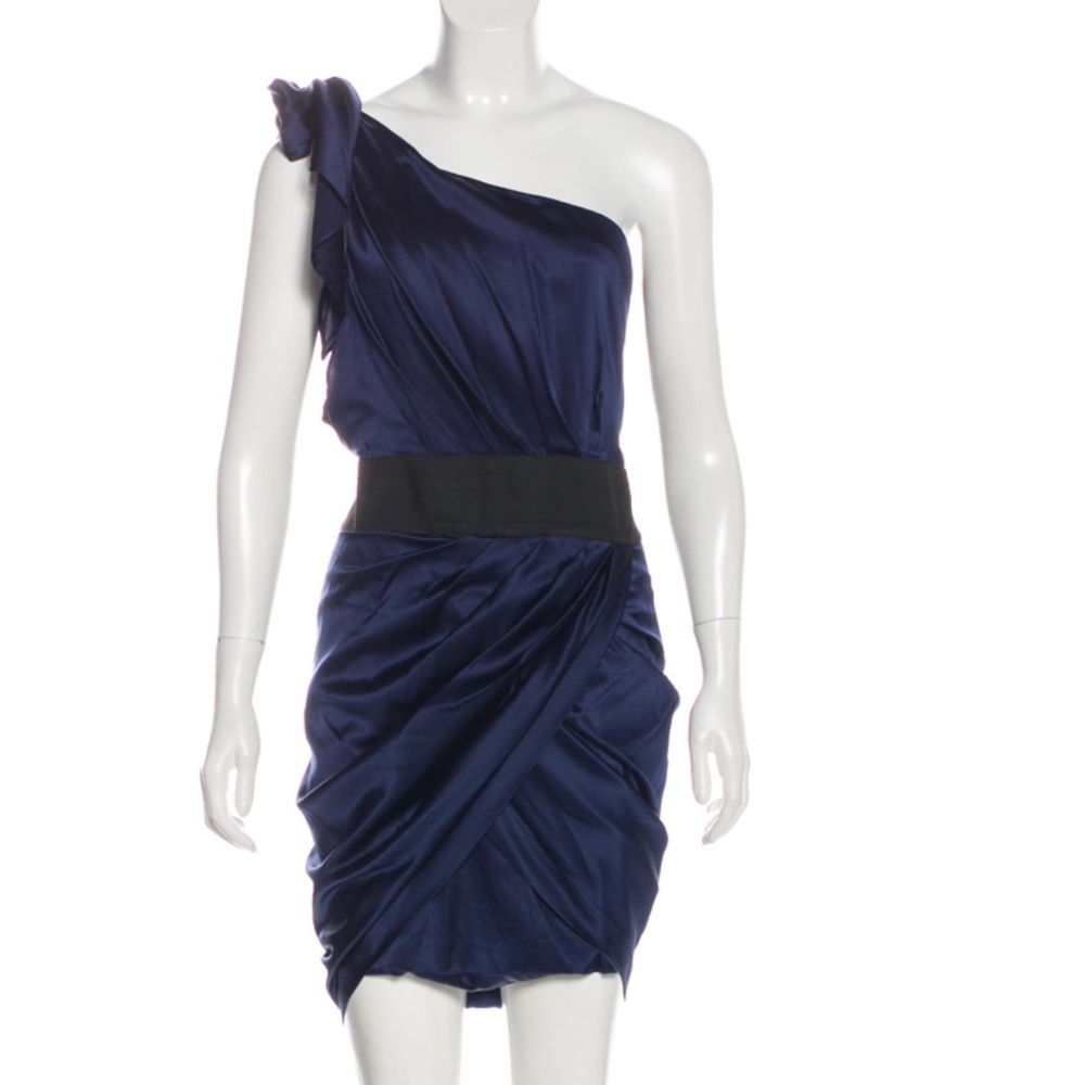 Foley + Corinna One-shoulder silk dress